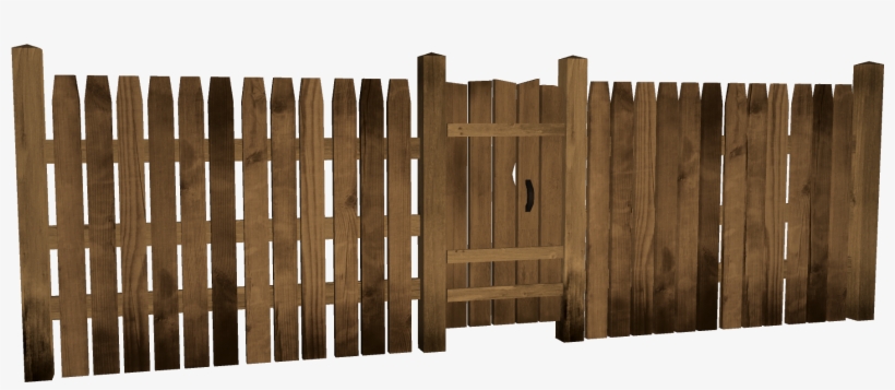 Wooden Fence Pack - Picket Fence, transparent png #8629424