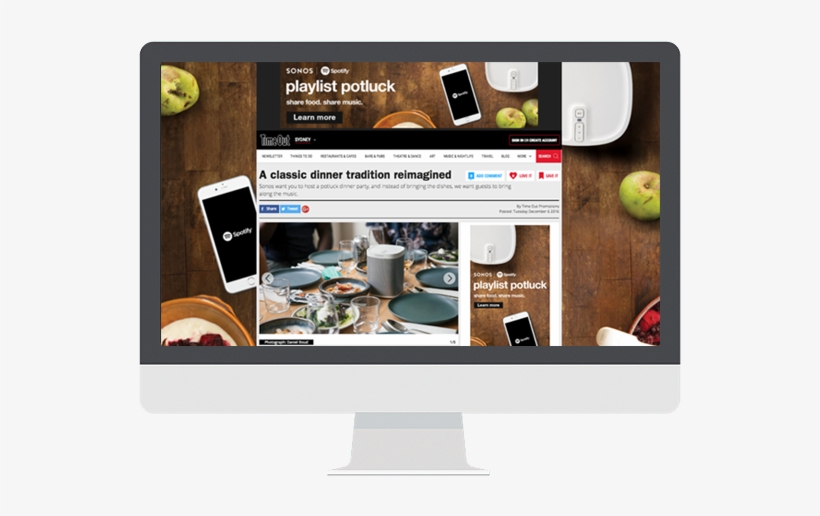 We Ran A Targeted Display Campaign Across Our Sydney - Web Page, transparent png #8629548