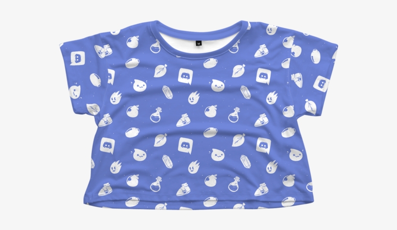 All Over Crop Top Crop Top - Discord Crop Top, transparent png #8629549