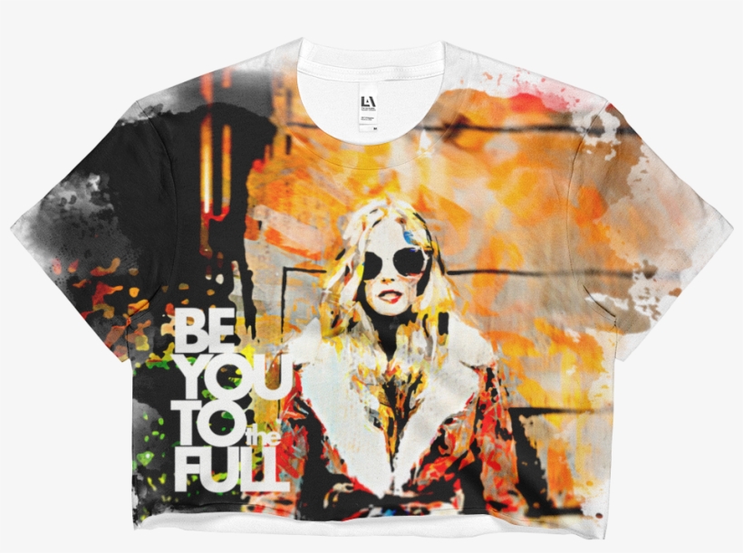 Beyoutothefull Ladies Crop Top - Illustration, transparent png #8629585