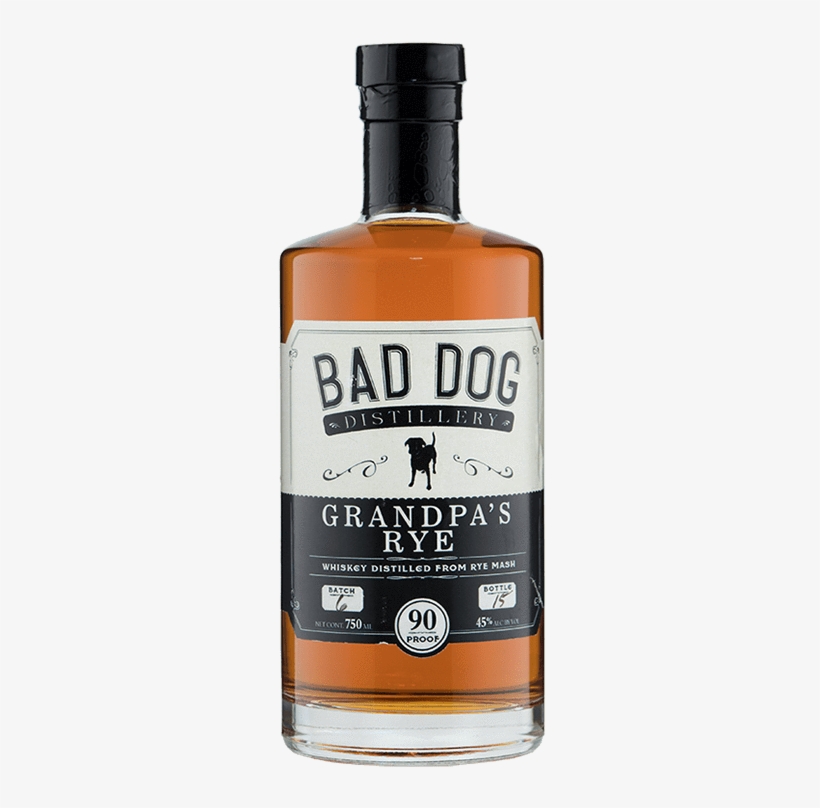 Bad Dog Distillery Grandpa's Rye 750ml Buy Online Great - Bourbon Whiskey, transparent png #8629750