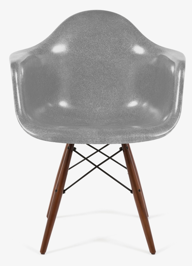 Case Study® Arm Shell Dowel, Ghost-0 - Fiberglass Shell Chair, transparent png #8629776
