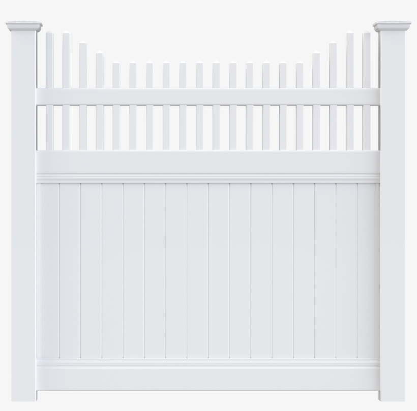 Boston Privacy Fence New England Fence Top Accent - Gate, transparent png #8629860