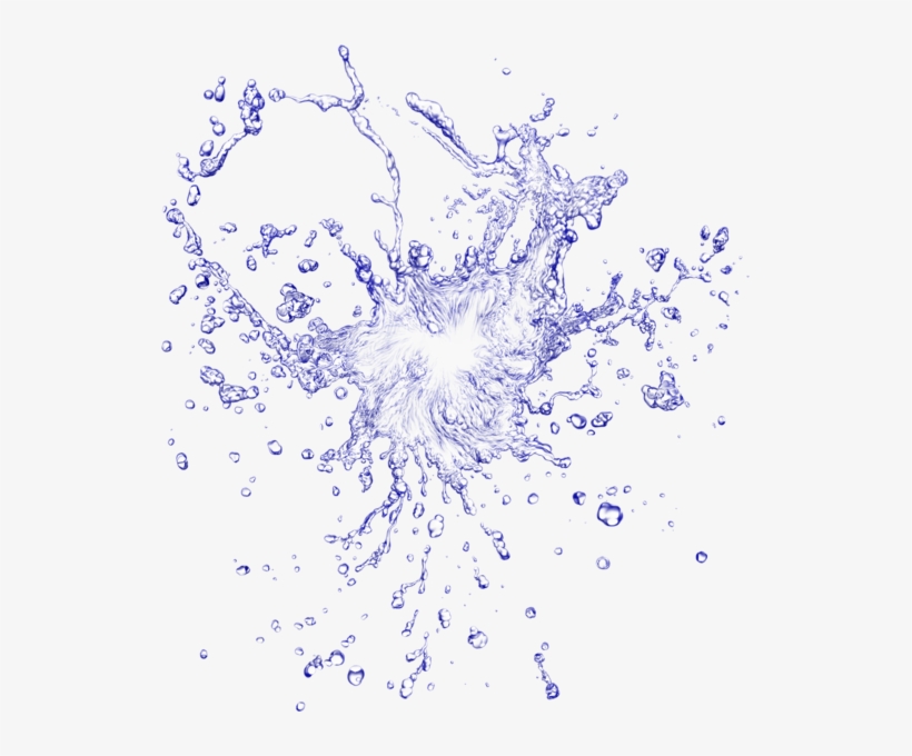 Water Splashing - Water Splash Transparent Psd, transparent png #8629944