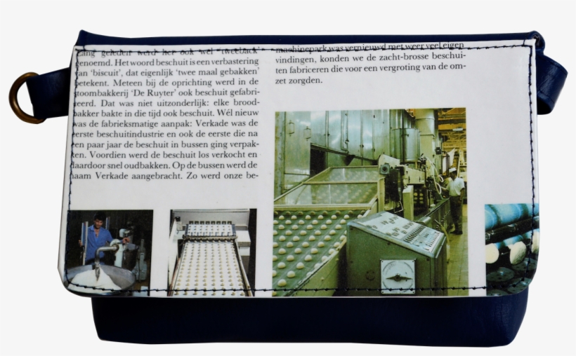 Verkade Biscuit Blue Vegan Fanny Pack - Messenger Bag, transparent png #8629979