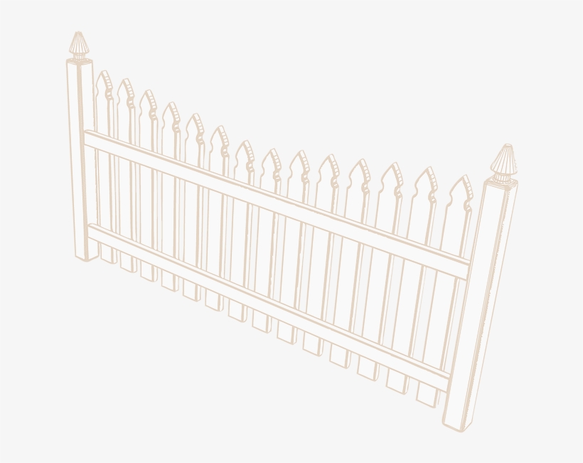 Picket Fence Watermark By Installed By Tidewater Virginia - Picket Fence, transparent png #8630020