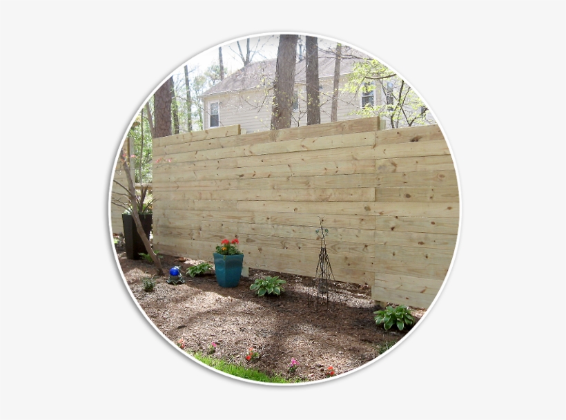 Horizontal Board Fence - Backyard, transparent png #8630165