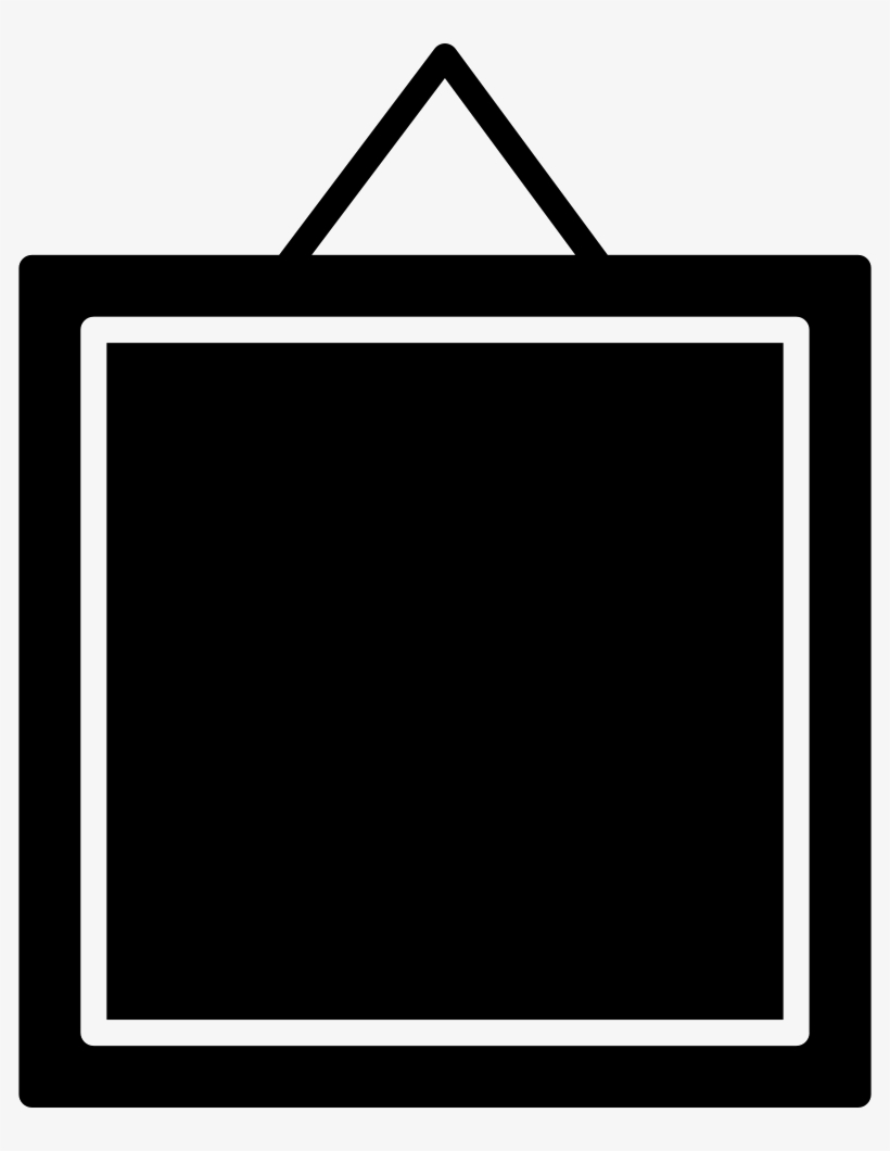 Square Museum Art Frame Comments - Square Picture Frame Silhouette, transparent png #8630335