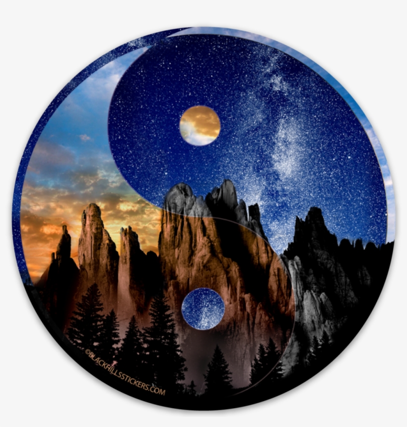 Yin Yang Sticker - Cathedral Spires, transparent png #8630655