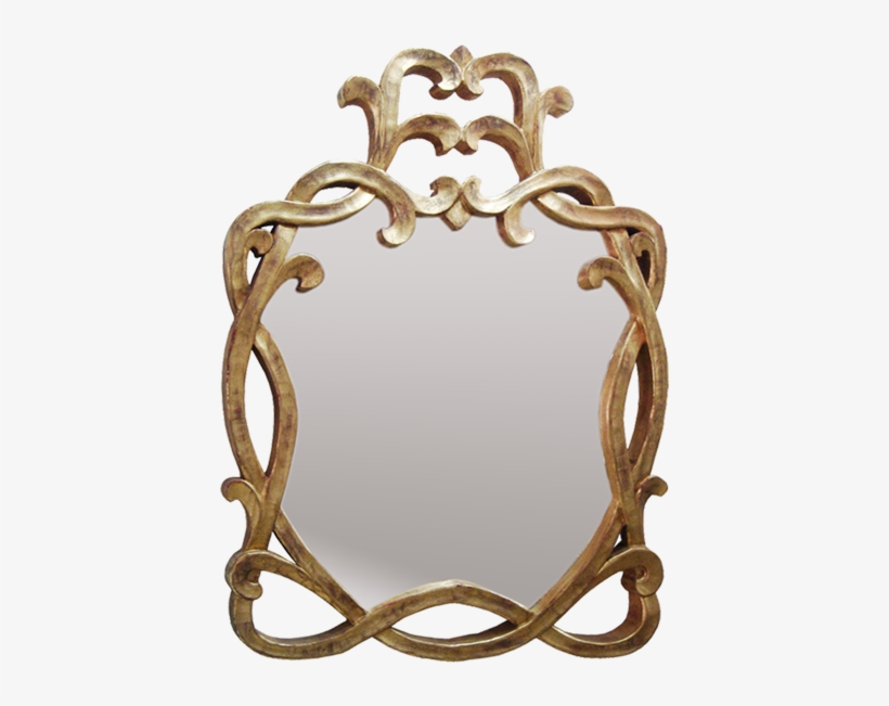 Twist Mirror Frame - Circle, transparent png #8631361