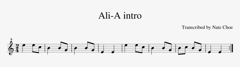 Ali A Intro - Document, transparent png #8631756