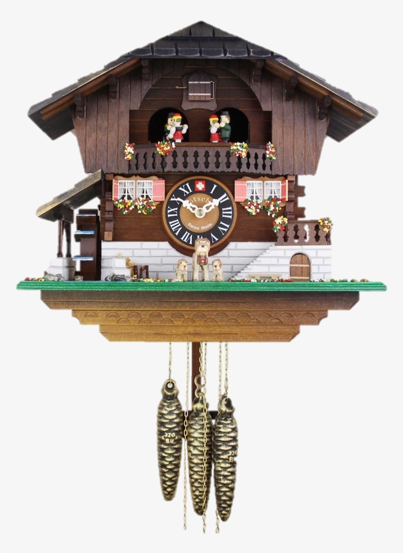 Kuckucksuhr Barry & Die Welpen - Cuckoo Clock, transparent png #8631966