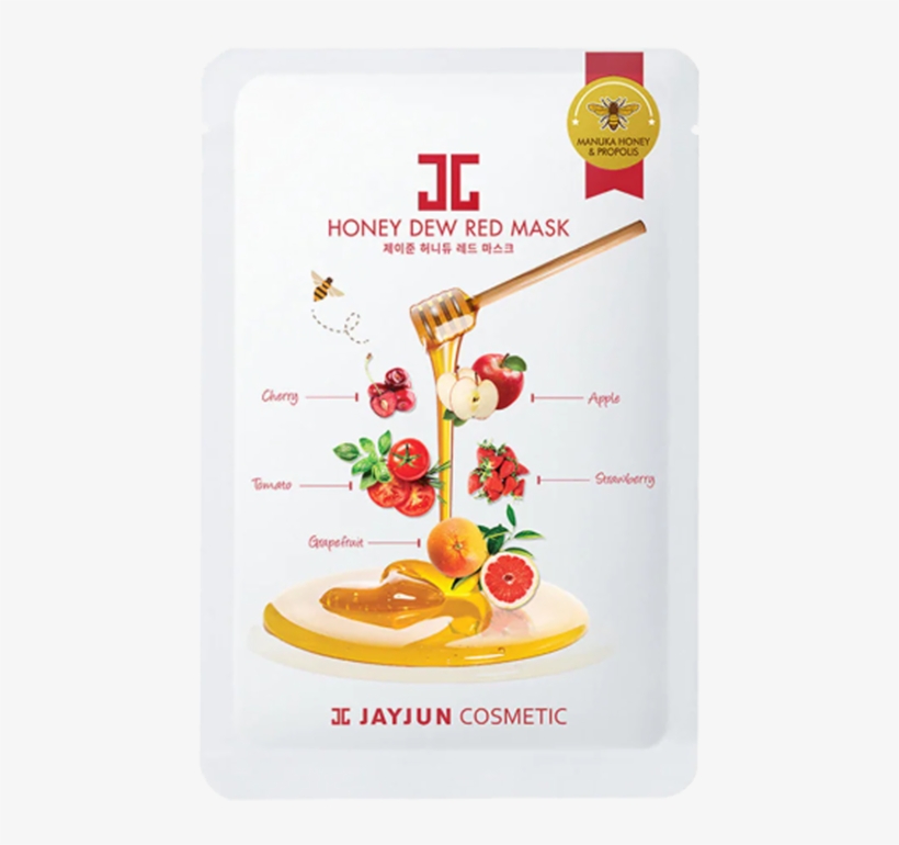 Honey Dew Mask Red Mask - Jayjun Honey Dew Red Mask, transparent png #8632641