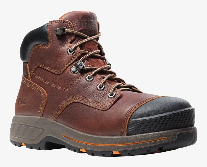 Brown Boot - Timberland Pro Men's Helix Hd 6" Composite Toe Work, transparent png #8632923