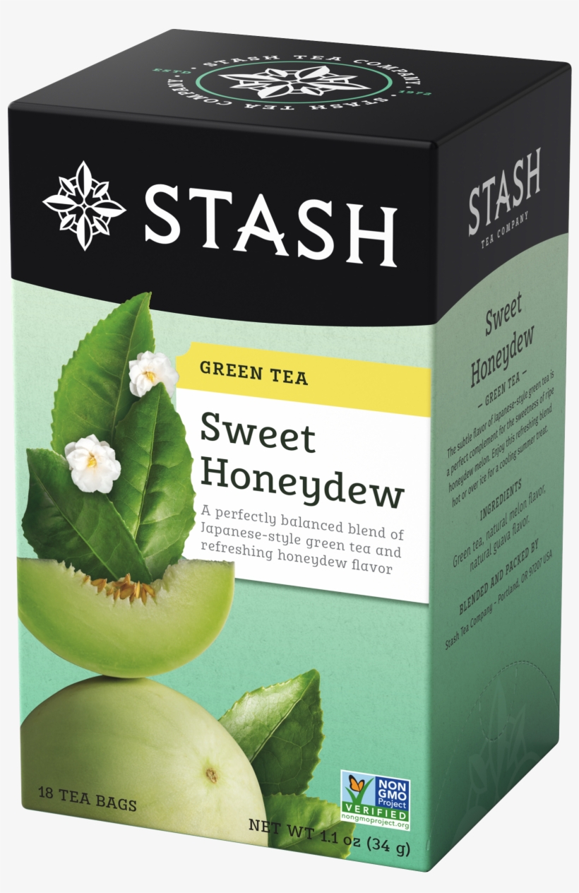 Sweet Honeydew Green Tea - Stash Tea Ginger, transparent png #8633125
