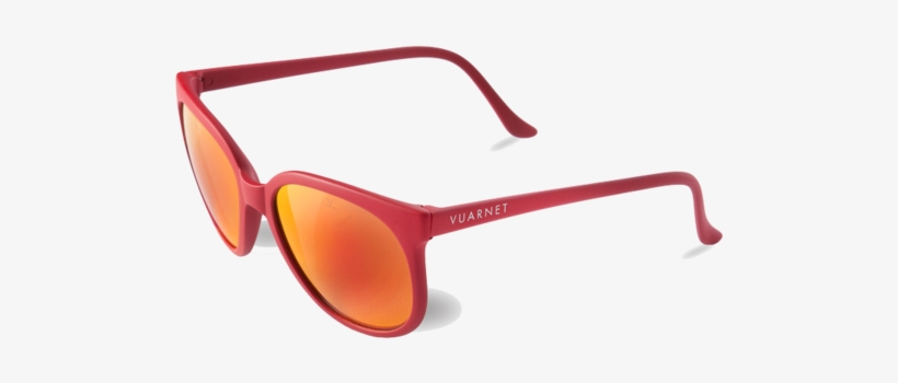 Vuarnet 02 - Matte Red - Sunglasses, transparent png #8633228
