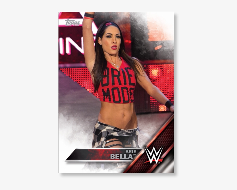 2016 Topps Wwe Brie Bella - Wwe 2k, transparent png #8633272