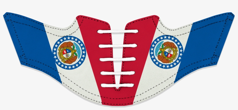 Men's State Of Missouri Flag Saddles & Laces - Nurse Cupcake Topper Printable, transparent png #8633683