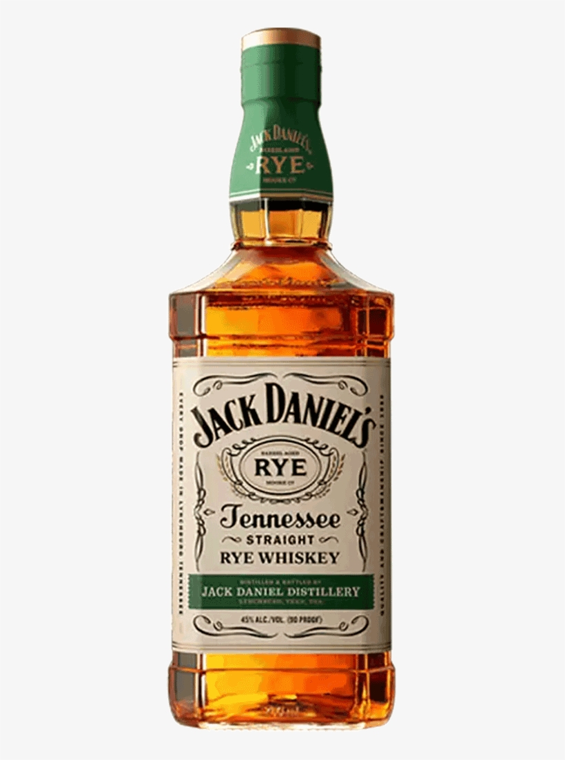 Jack Daniels Tennessee Rye Whisky - Jack Daniels Rye 1 Litre, transparent png #8633684