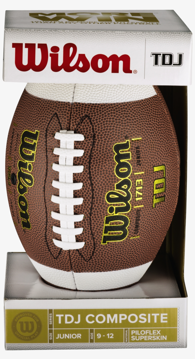 Wilson Nfl Junior Football With Pump And Tee, transparent png #8633783