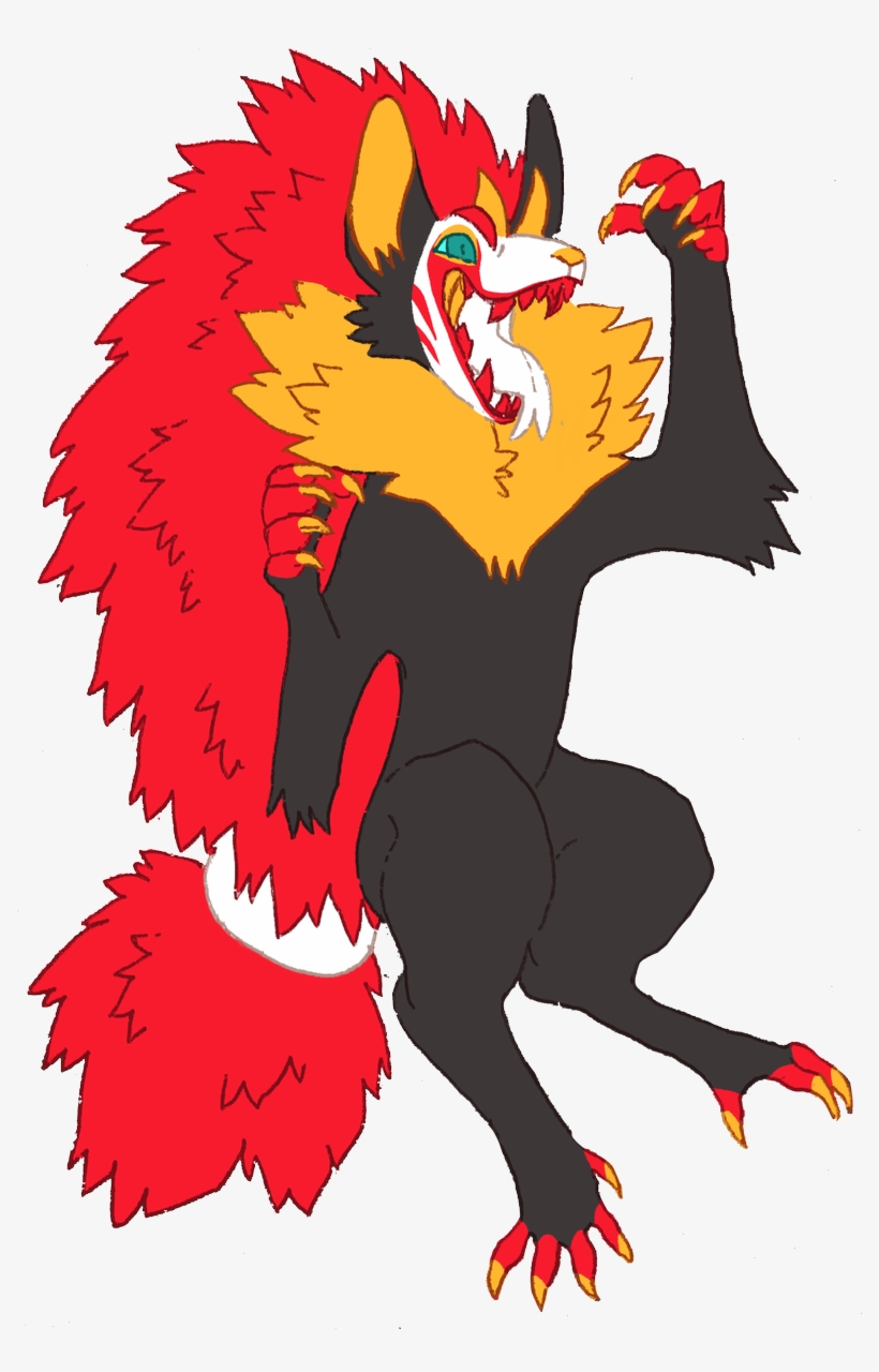 Zoroark Redesign - Cartoon, transparent png #8633969