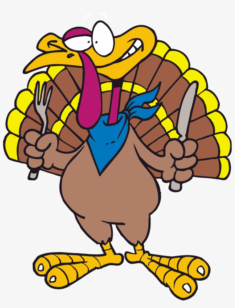 Cartoon Picture Of Turkey - Eaten Too Much Turkey, transparent png #8634182