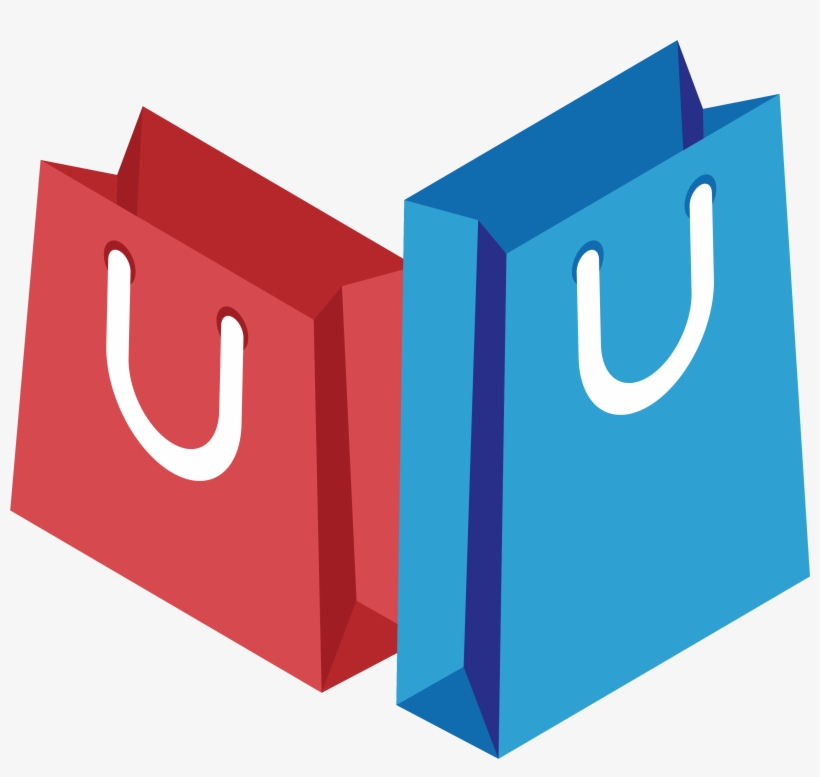 Handbag Bag Two Transprent - Bolsas De Compra Logo, transparent png #8634270