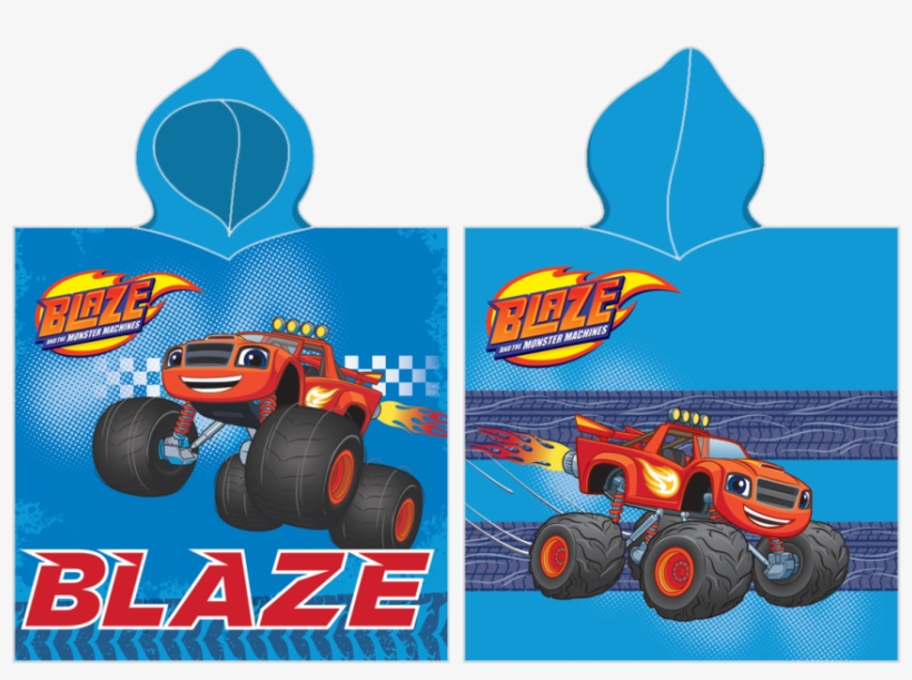 Blaze And The Monster Machines - Poncho, transparent png #8634512