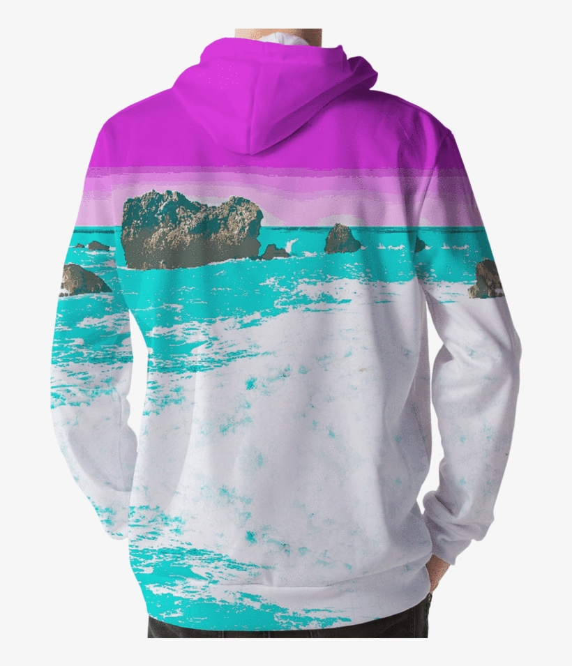 All Over Print Hoodie - Hoodie, transparent png #8634679