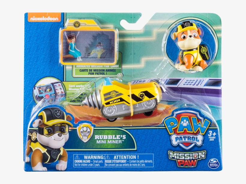 Paw Patrol Özel Görev Araçları - Paw Patrol Mission Paw Rubble, transparent png #8634889