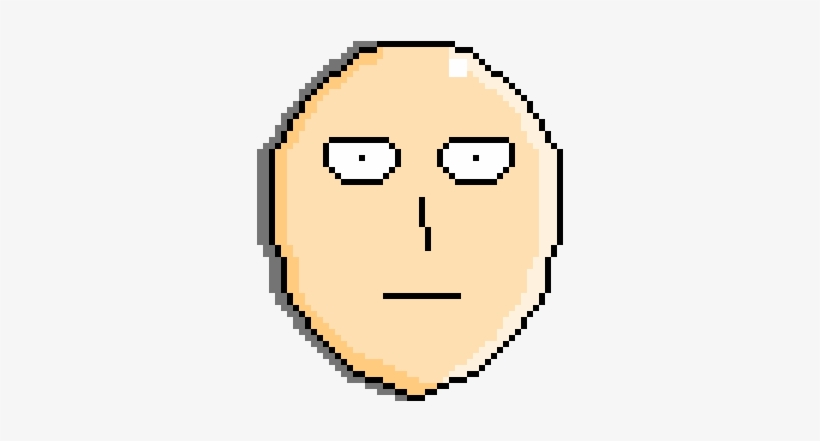 Saitama's Face - Cartoon, transparent png #8635356