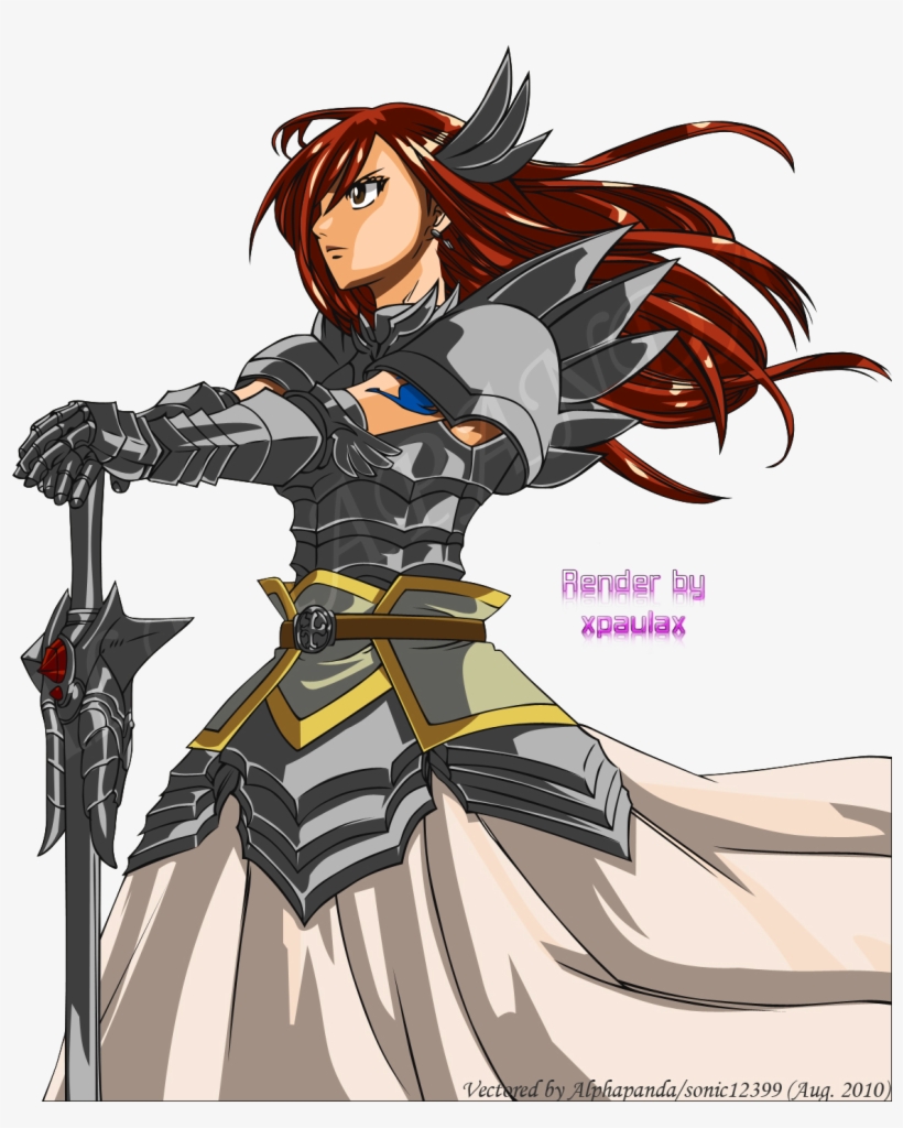 Erza Scarlet - Erza Scarlet Wallpaper Iphone, transparent png #8636244