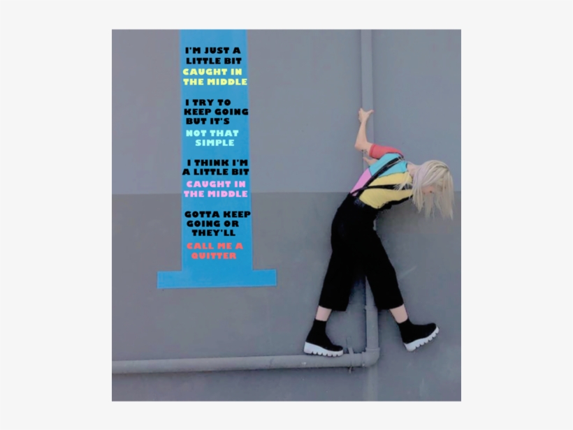 Hayley Williams, Lyrics, And Paramore Image - Paramore Caught In The Middle Lyrics, transparent png #8636693