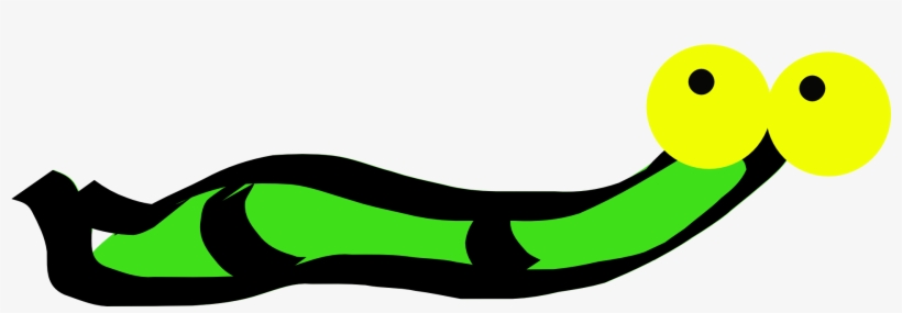 Worm Insect Funny Eyes - Worm, transparent png #8637111