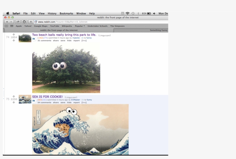 I Guess Reddit Likes To Put Eyes On Stuff - Tardis V Katsushika Hokusai, transparent png #8637388