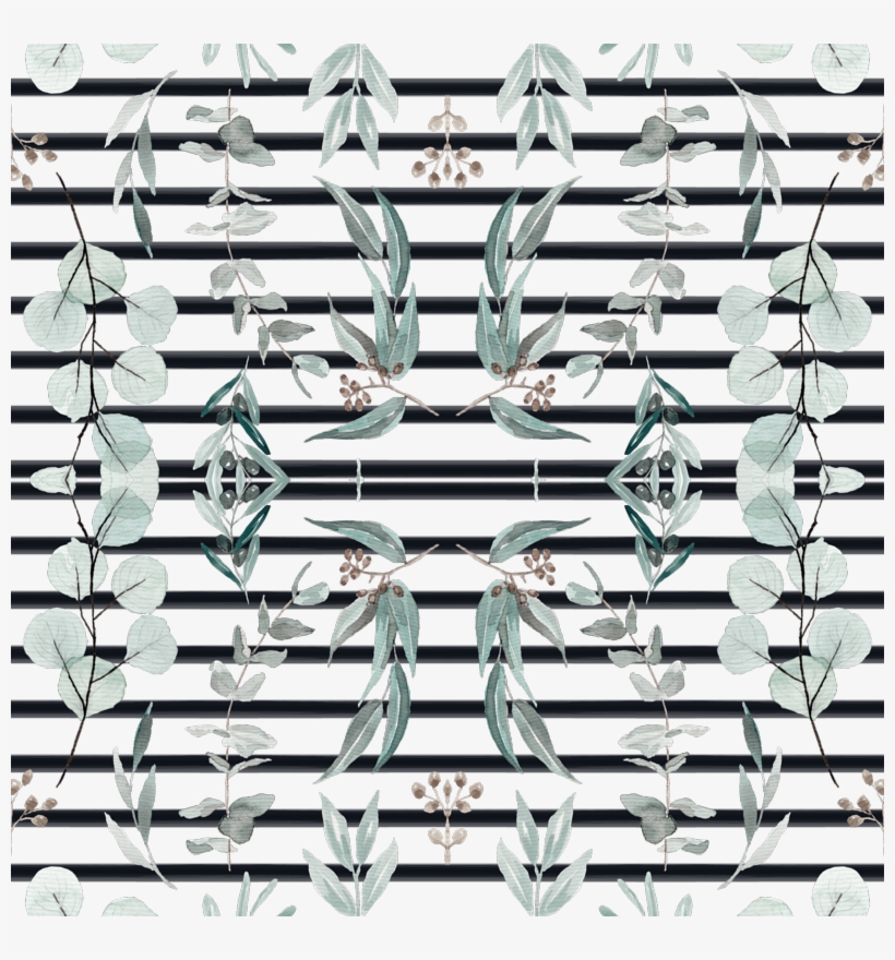 Eucalyptus Edition 3 Black Stripe Wallpaper - Architecture, transparent png #8637594