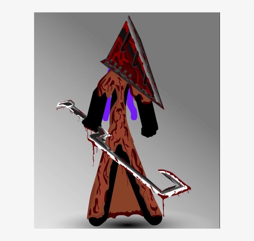 My Friend In Pyramid Head Form, transparent png #8637887