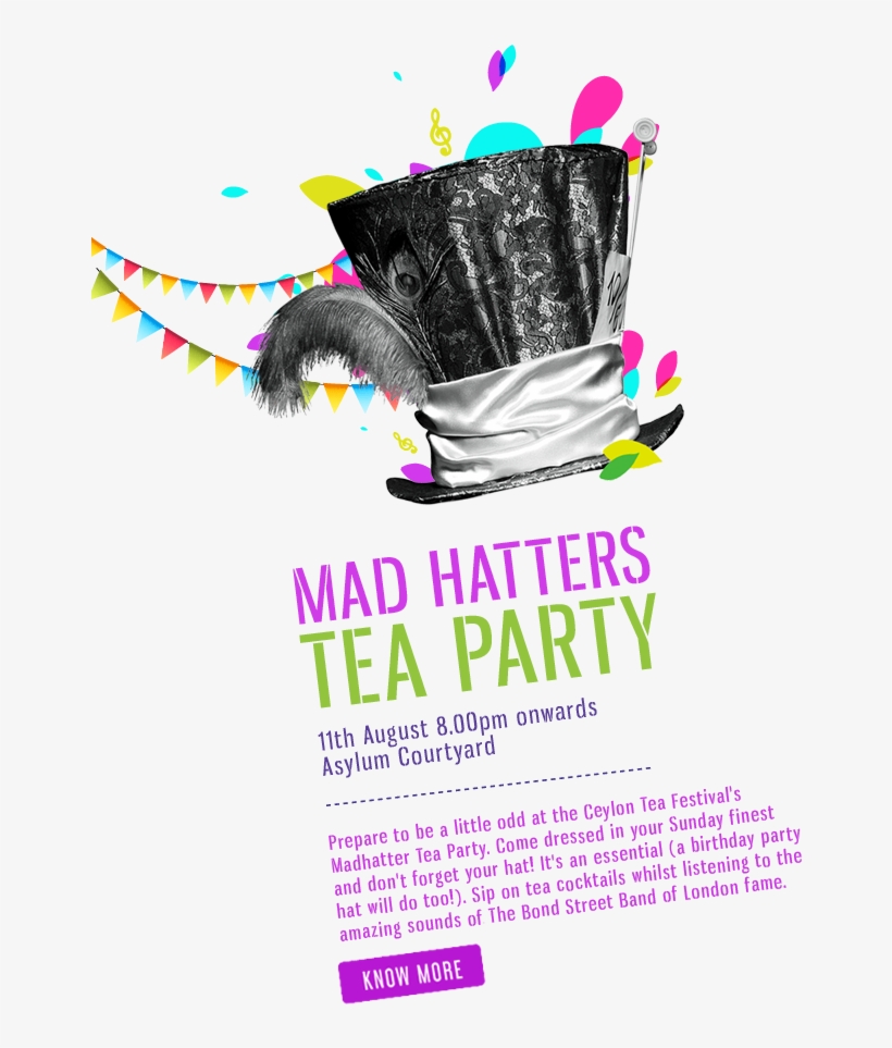Mad Hatters - Flyer, transparent png #8638226