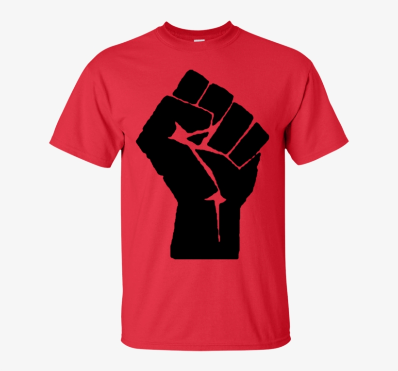 Black Power Fist - Introverts Unite Funny, transparent png #8638254