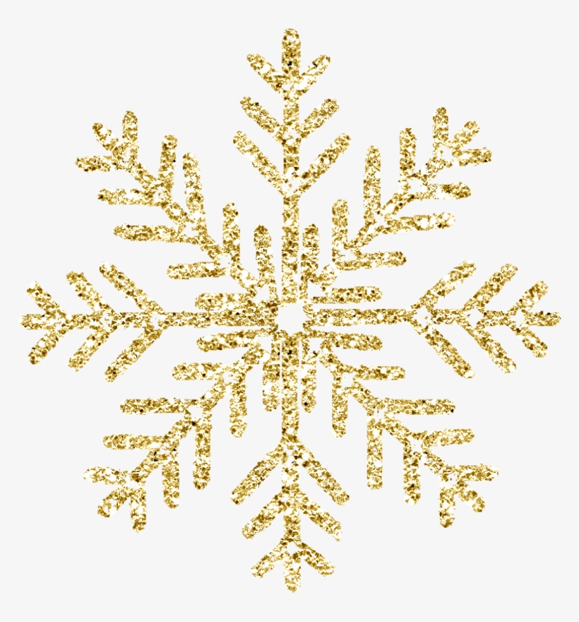 The Gallery For > Gold Star Border Transparent - Transparent Background Gold Snowflake, transparent png #8638258