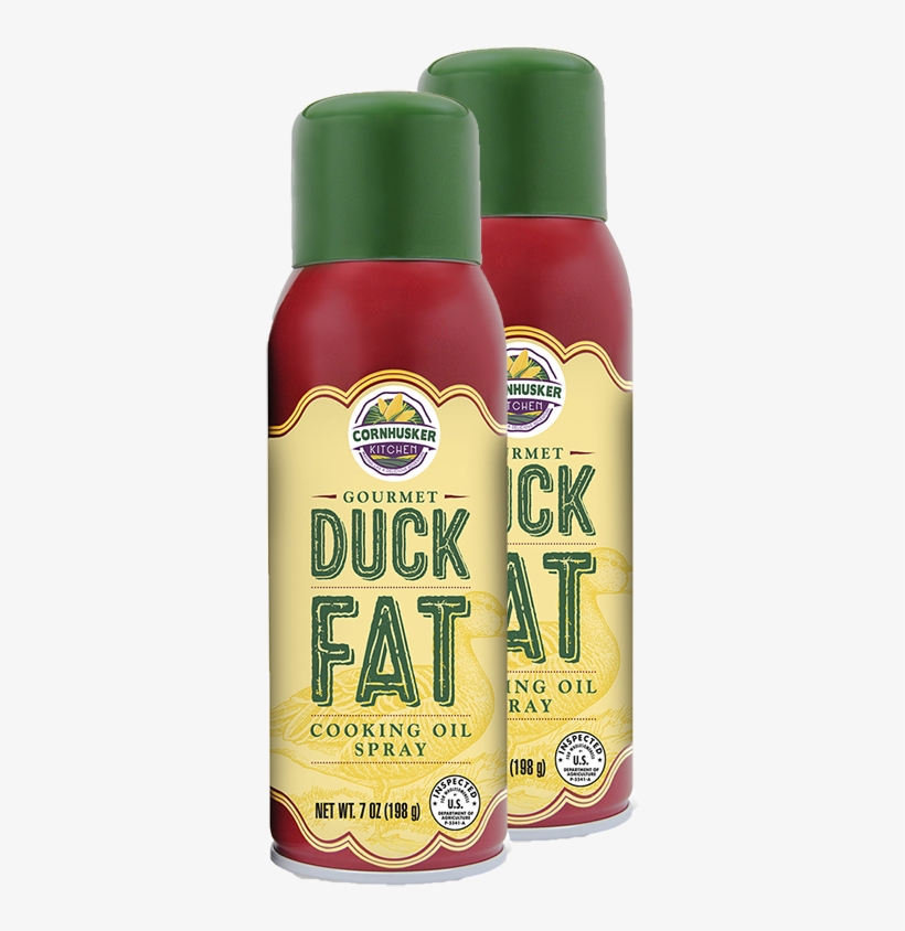 Two Cans Of Gourmet Duck Fat Spray - Bottle, transparent png #8638357