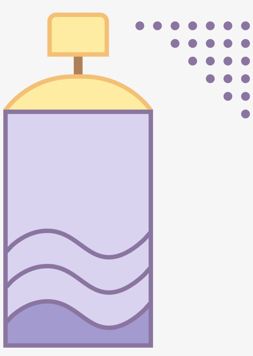 This Is An Image Of A Tall Cylindrical Can With A Pointed - Deodorant Clipart Png, transparent png #8638471