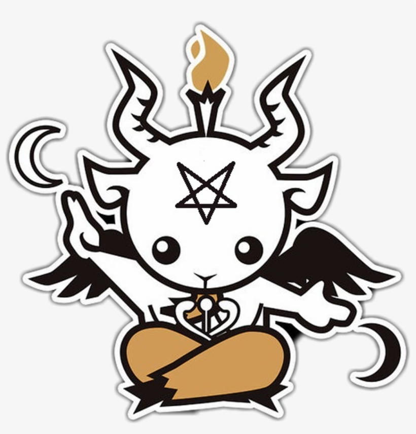 Baphomet Sticker, transparent png #8638652