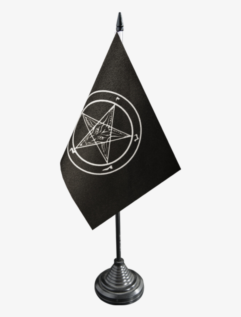Baphomet Church Of Satan Table Flag - Emblem, transparent png #8638685