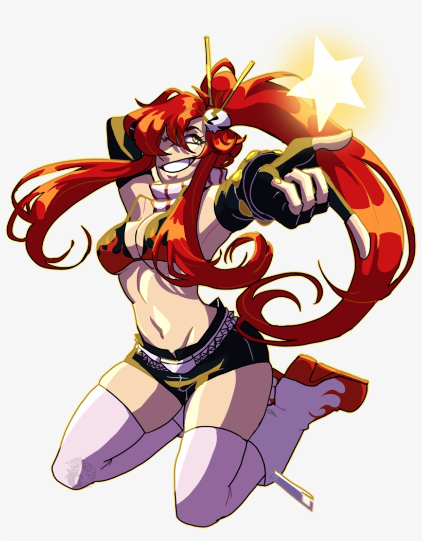 “you Are My Star ”did Some Fanart Of Yoko From Gurren - Cartoon, transparent png #8638687
