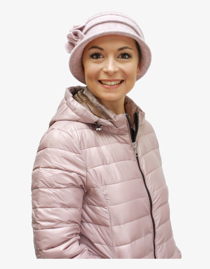Soft Pink Winter Chemo Hat - Girl, transparent png #8639217