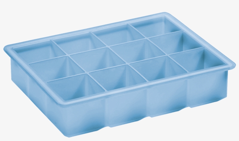 Eisformer Würfel 4x4cm Eisblau, transparent png #8639430
