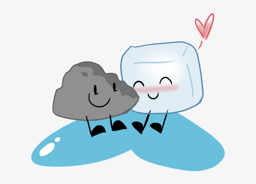 Ice Cube Clipart Kawaii - Rocky And Ice Cube, transparent png #8639510