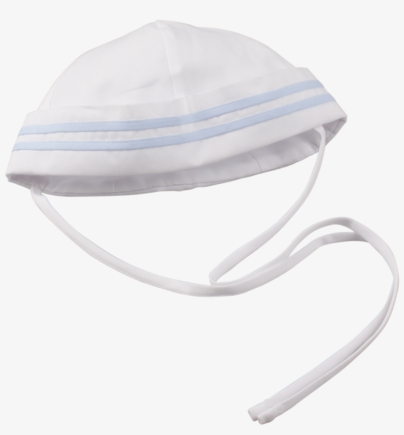 White And Blue Sailor Hat, $19 - Bonnet, transparent png #8639513