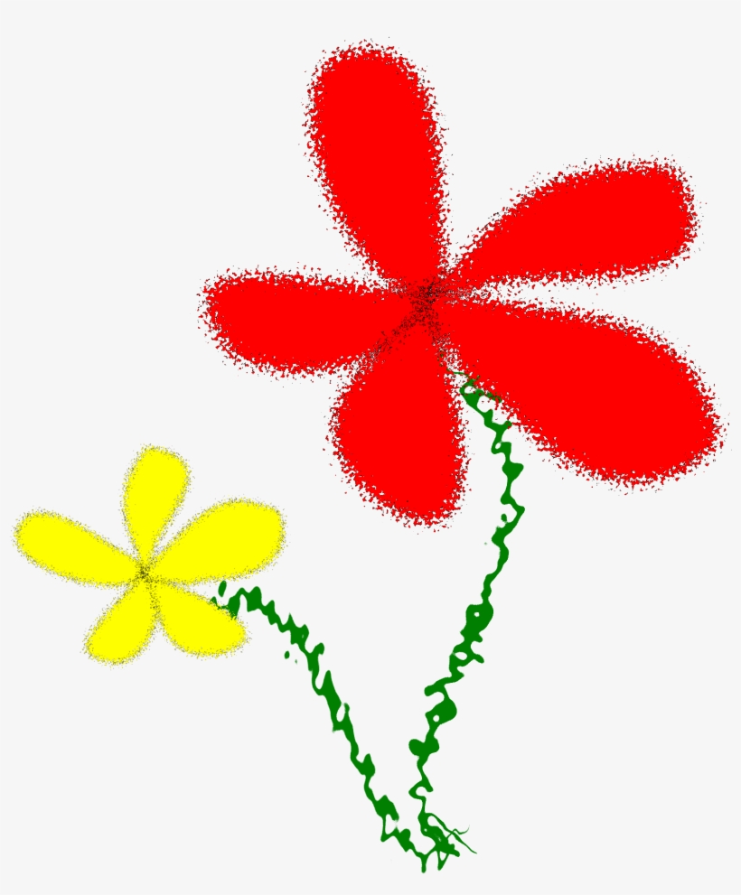This Free Icons Png Design Of Flowers, Yellow And Red, transparent png #8639525